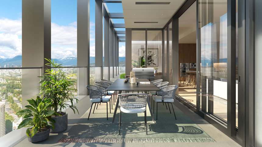 The Penthouse Collection Outdoor Dining